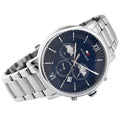 Buy Tommy Hilfiger Evan Blue Dial Silver Steel Strap Watch for Men - 1710409 in Pakistan