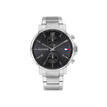 Buy Tommy Hilfiger Mens Quartz Stainless Steel Black Dial 44mm Watch - 1710407 in Pakistan