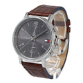 Buy Tommy Hilfiger Daniel Grey Dial Brown Leather Strap Watch for Men - 1710416 in Pakistan