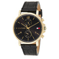 Buy Tommy Hilfiger Mens Quartz Leather Strap Black Dial 44mm Watch - 1710417 in Pakistan