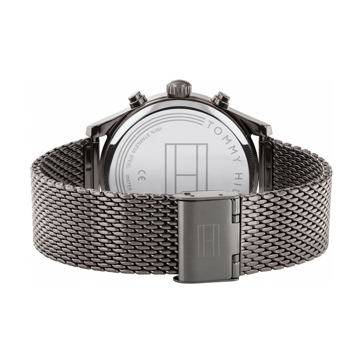 Buy Tommy Hilfiger Mens Quartz Stainless Steel Grey Dial 44mm Watch - 1710421 in Pakistan