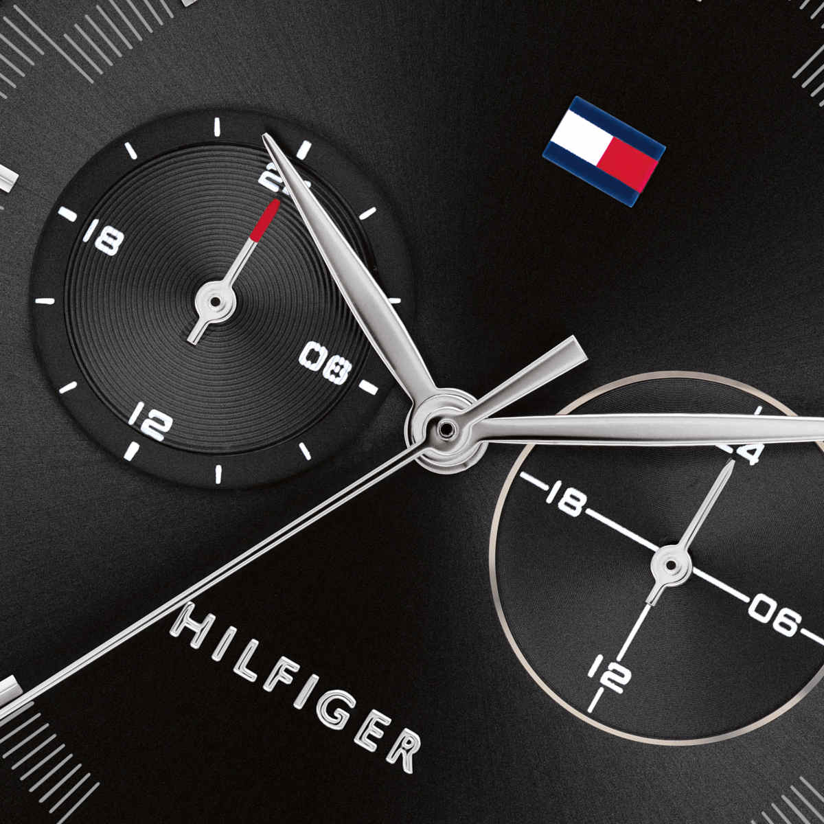 Buy Tommy Hilfiger Grey Dial Black Leather Strap Watch for Men - 1710424 in Pakistan