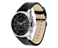 Buy Tommy Hilfiger Mens Quartz Leather Strap Black Dial 44mm Watch - 1710449 in Pakistan