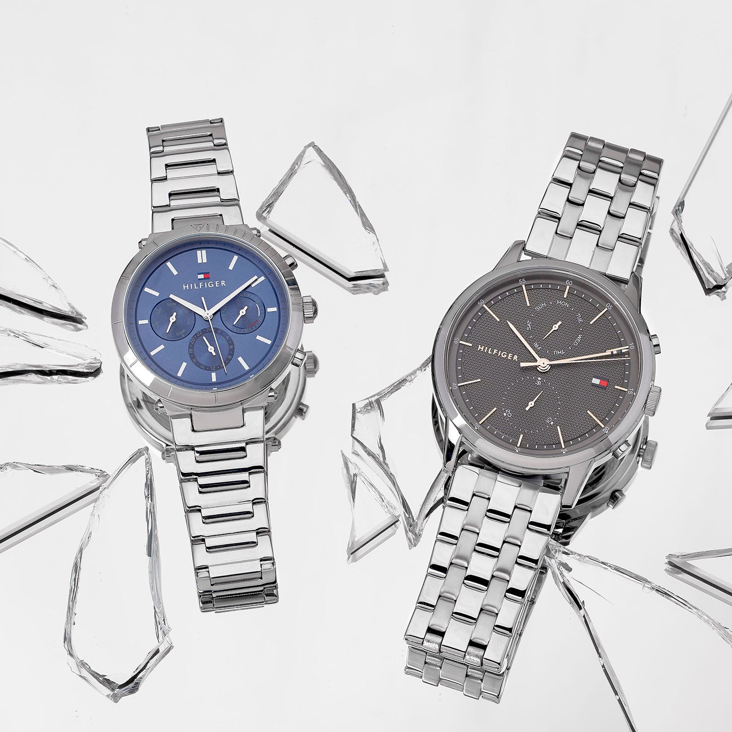 Buy Tommy Hilfiger Mens Quartz Stainless Steel Grey Dial 44mm Watch - 1710431 in Pakistan