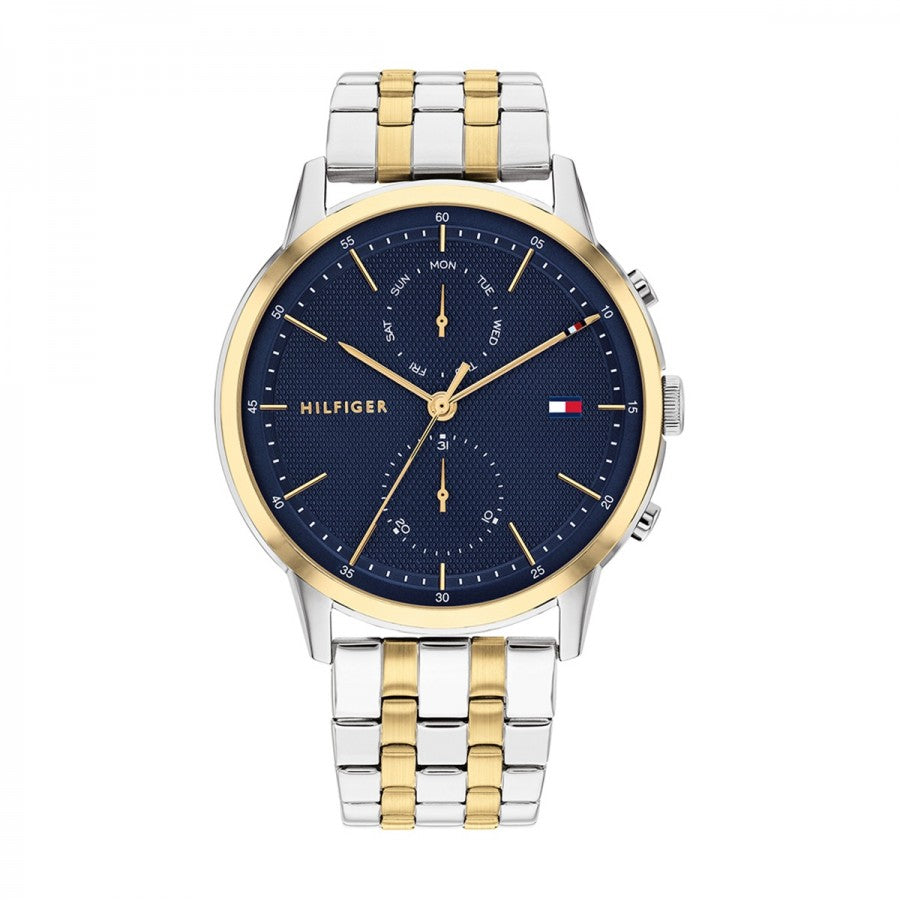 Buy Tommy Hilfiger Mens Quartz Stainless Steel Blue Dial 44mm Watch - 1710432 in Pakistan