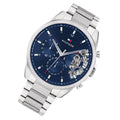 Buy Tommy Hilfiger Mens Quartz Silver Stainless Steel Blue Dial 44mm Watch - 1710448 in Pakistan