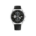 Buy Tommy Hilfiger Mens Quartz Black Leather Strap Black Dial 44mm Watch - 1710502 in Pakistan
