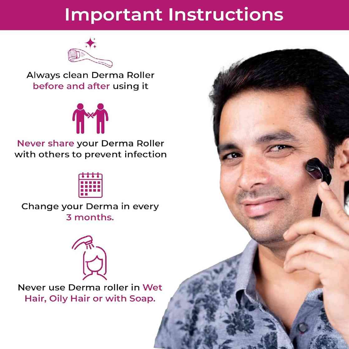 Buy Derma Roller Beard Activator & Hair Regrowth in Pakistan