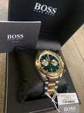 Buy Hugo Boss Mens Chronograph Quartz Stainless Steel Green Dial 44mm Watch - 1513872 in Pakistan