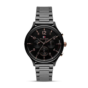 Buy Tommy Hilfiger Chronograph Black Dial Black Steel Strap Watch for Women - 1781894 in Pakistan