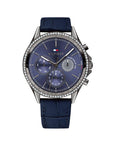 Buy Tommy Hilfiger Ari Blue Dial Blue Leather Strap Watch for Women - 1781979 in Pakistan