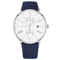 Buy Tommy Hilfiger Jenna White Dial Blue Leather Strap Watch for Women - 1782072 in Pakistan
