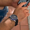 Buy Tommy Hilfiger Mens Quartz Silicone Strap Black Dial 46mm Watch - 1791724 in Pakistan