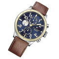Buy Tommy Hilfiger Mens Quartz Brown Leather Strap Blue Dial 46mm Watch - 1791137 in Pakistan