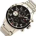 Buy Tommy Hilfiger Mens Quartz Stainless Steel Black Dial 46mm Watch - 1791141 in Pakistan