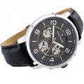 Buy Tommy Hilfiger Mens Quartz Leather Strap Multi Dial Grey Dial 44mm Watch - 1791289 in Pakistan