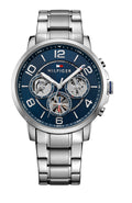 Buy Tommy Hilfiger Mens Quartz Stainless Steel Blue Dial 44mm Watch - 1791293 in Pakistan
