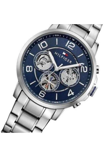 Buy Tommy Hilfiger Mens Quartz Stainless Steel Blue Dial 44mm Watch - 1791293 in Pakistan