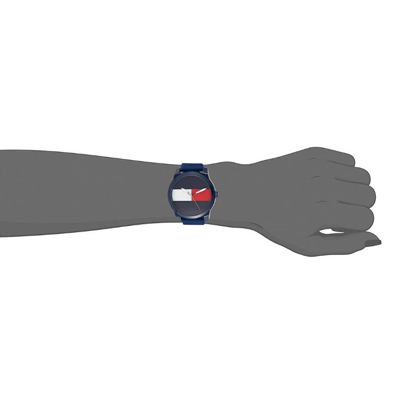 Buy Tommy Hilfiger Blue Dial Blue Rubber Strap Watch for Men  - 1791322 in Pakistan