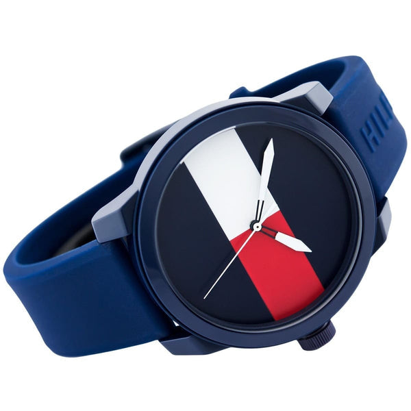 Buy Tommy Hilfiger Blue Dial Blue Rubber Strap Watch for Men  - 1791322 in Pakistan