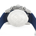 Buy Tommy Hilfiger Mens Quartz Blue Silicone Strap White Dial 46mm Watch - 1791349 in Pakistan