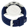 Buy Tommy Hilfiger Mens Quartz Blue Silicone Strap White Dial 46mm Watch - 1791349 in Pakistan