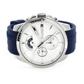 Buy Tommy Hilfiger Mens Quartz Blue Silicone Strap White Dial 46mm Watch - 1791349 in Pakistan