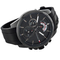 Buy Tommy Hilfiger Mens Quartz Black Silicone Strap Black Dial 46mm Watch - 1791352 in Pakistan