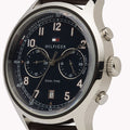 Buy Tommy Hilfiger Emerson Grey Dial Brown Leather Strap Watch for Men - 1791385 in Pakistan