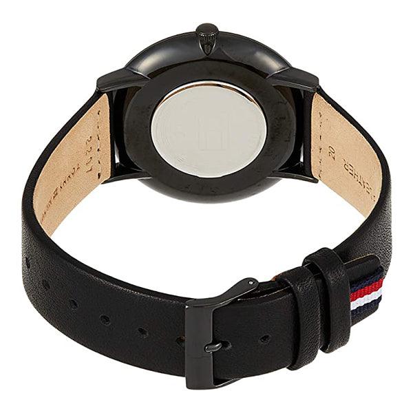 Buy Tommy Hilfiger Men's Quartz Leather Strap Blue Dial 40mm Watch - 1791462 in Pakistan