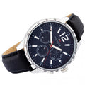 Buy Tommy Hilfiger Mens Quartz Leather Strap Blue Dial 44mm Watch - 1791468 in Pakistan