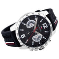 Buy Tommy Hilfiger Mens Quartz Silicone Strap Black Dial 46mm Watch - 1791473 in Pakistan