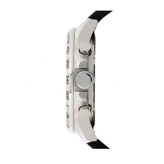 Buy Tommy Hilfiger Mens Quartz Silicone Strap Black Dial 46mm Watch - 1791473 in Pakistan