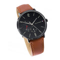Buy Tommy Hilfiger Men's Quartz Leather Strap Black Dial 40mm Watch - 1791510 in Pakistan