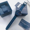 Buy Tommy Hilfiger Mens Quartz Silicone Strap Blue Dial 44mm Watch - 1791556 in Pakistan