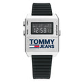 Buy Tommy Hilfiger Mens Digital Silicone Strap Black Dial 32mm Watch - 1791672 in Pakistan