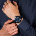Buy Tommy Hilfiger Mens Quartz Stainless Steel Blue Dial 46mm Watch - 1791720 in Pakistan
