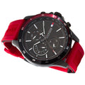 Buy Tommy Hilfiger Mens Quartz Silicone Strap Black Dial 46mm Watch - 1791722 in Pakistan
