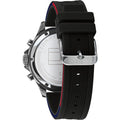 Buy Tommy Hilfiger Mens Quartz Silicone Strap Black Dial 46mm Watch - 1791724 in Pakistan