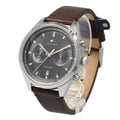 Buy Tommy Hilfiger Ashton Grey Dial Brown Leather Strap Watch for Men - 1791729 in Pakistan