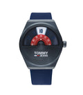Buy Tommy Hilfiger Monogram Pop Grey Dial Blue Rubber Strap Watch for Men - 1791775 in Pakistan