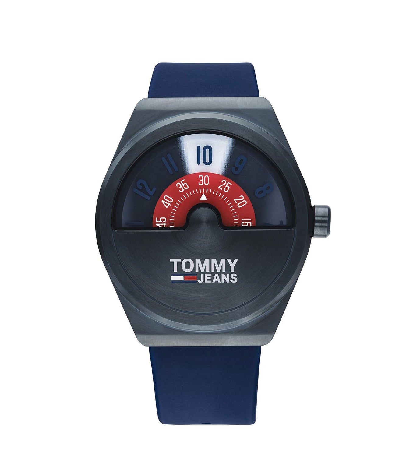 Buy Tommy Hilfiger Monogram Pop Grey Dial Blue Rubber Strap Watch for Men - 1791775 in Pakistan