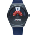 Buy Tommy Hilfiger Monogram Pop Grey Dial Blue Rubber Strap Watch for Men - 1791775 in Pakistan