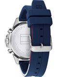 Buy Tommy Hilfiger Mens Quartz Blue Silicone Strap Blue Dial 46mm Watch - 1791476 in Pakistan