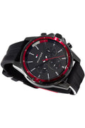 Buy Tommy Hilfiger Mens Quartz Silicone Strap Black Dial 45mm Watch - 1791793 in Pakistan