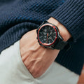 Buy Tommy Hilfiger Mens Quartz Silicone Strap Black Dial 45mm Watch - 1791793 in Pakistan