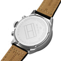 Buy Tommy Hilfiger Mens Quartz Leather Strap Black Dial 46mm Watch - 1791810 in Pakistan