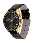 Buy Tommy Hilfiger Mens Quartz Leather Strap Black Dial 44mm Watch - 1791836 in Pakistan