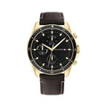 Buy Tommy Hilfiger Mens Quartz Leather Strap Black Dial 44mm Watch - 1791836 in Pakistan