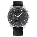 Buy Tommy Hilfiger Mens Quartz Leather Strap Black Dial 44mm Watch - 1710449 in Pakistan